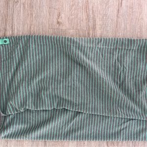 Lululemon Vinyasa Rulu Scarf in Parallel Stripe Menthol Heathered Slate